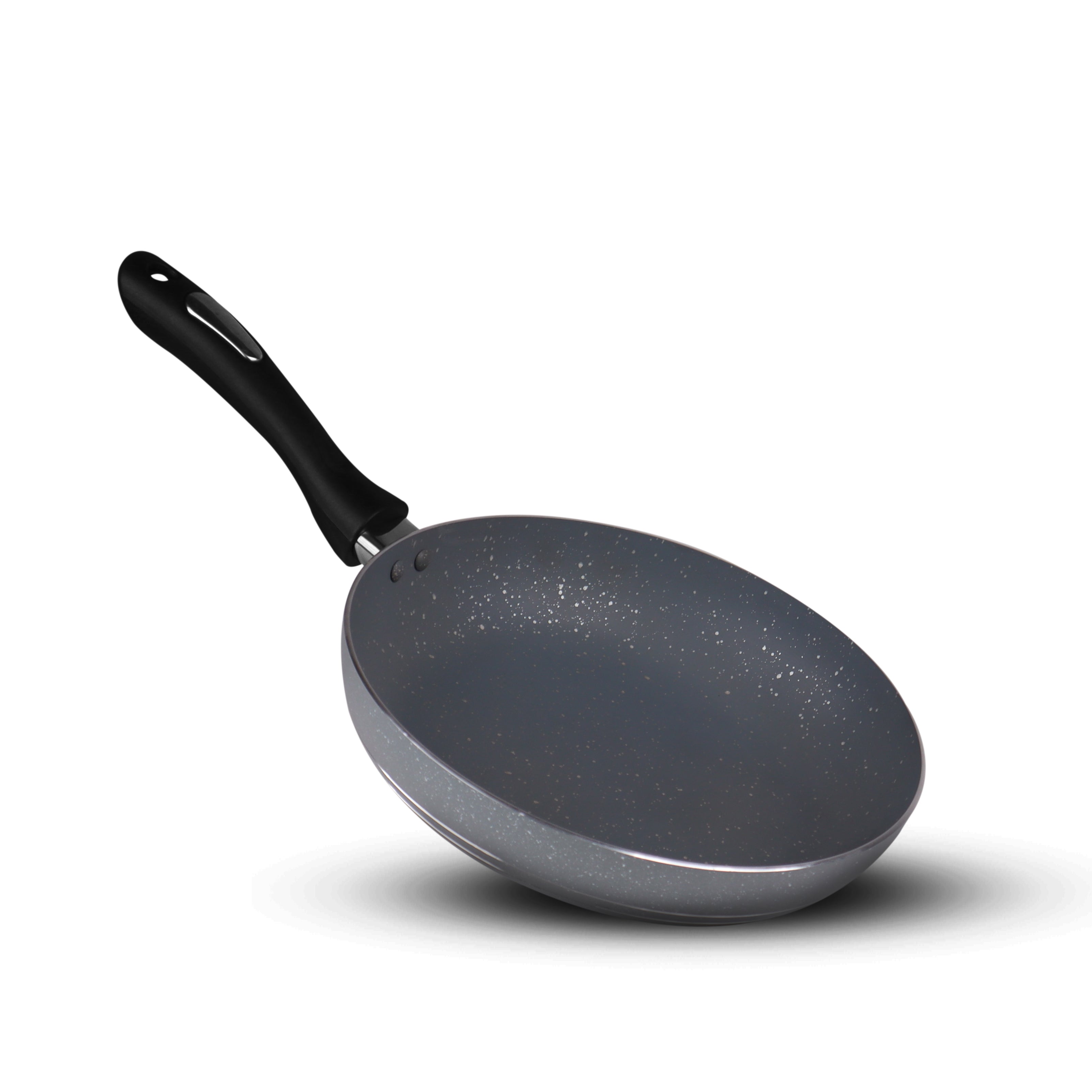 nonstick round frying pan cooking pan marble coating - majestic chef cookware omelet pan