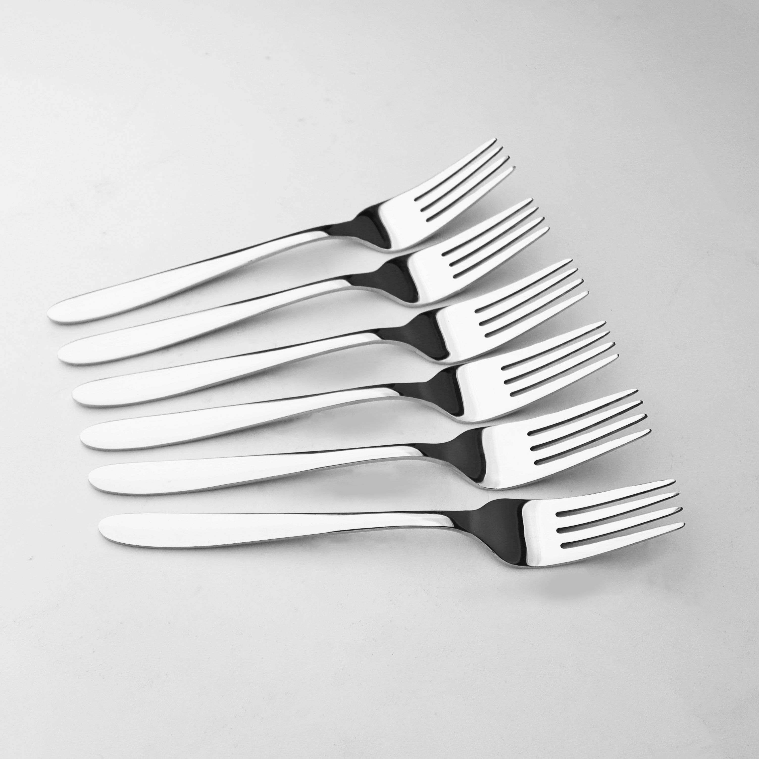 11 Gauge Premium Stainless Steel Cutlery Set - 34 Pieces (Heavy Gauge) Plain - without stand at best price in Pakistan - wazirabad cutlery collection - majesticchef.pk