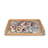 majestic wooden serving tray crylic base premium quality strong grip online at best price at chef cookware