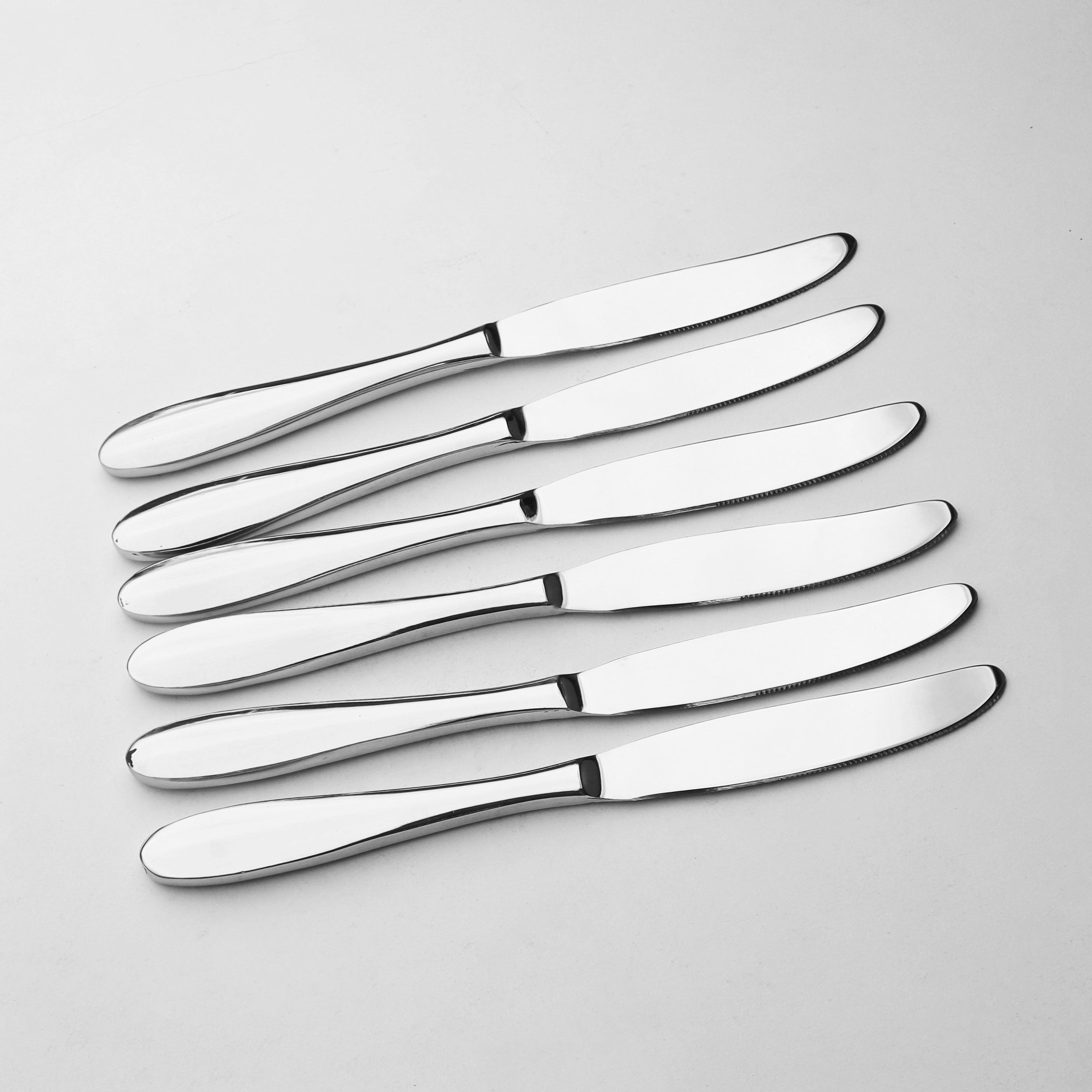 11 Gauge Premium Stainless Steel Cutlery Set - 34 Pieces (Heavy Gauge) Plain - without stand at best price in Pakistan - wazirabad cutlery collection - majesticchef.pk