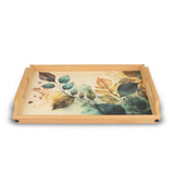 majestic wooden serving tray crylic base premium quality strong grip online at best price at chef cookware