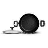 nonstick cooking pot casserole best for cooking with glass lid at best price in Pakistan - majestic chef cookware