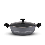 nonstick cooking pot casserole best for cooking with glass lid at best price in Pakistan - majestic chef cookware