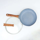 Chef Granito Series 3 Layer Marble Coating Nonstick Frying Pan With Glass Lid 24cm
