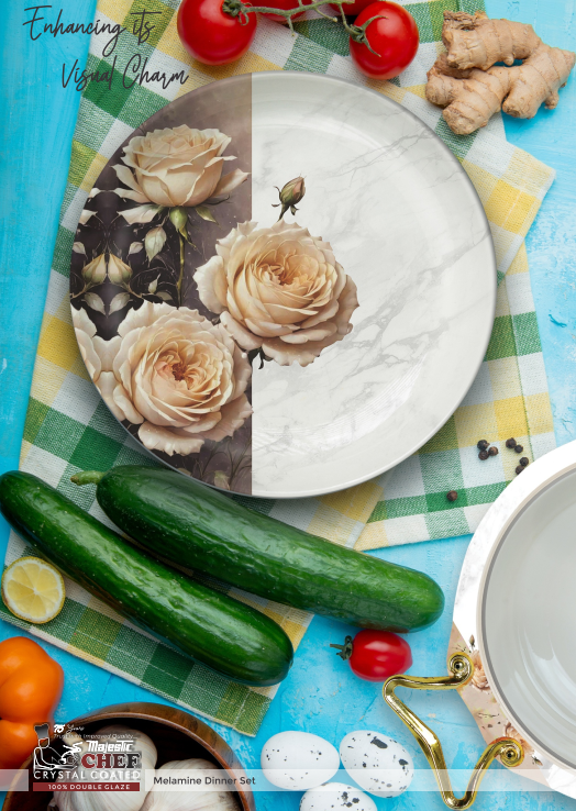 Crystal Coated Melamine Dinnerware – Affordable Elegant – Chef