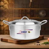 best quality aluminum alloy metal finish casserole cooking pot with lid at best price in Pakistan - chef cookware