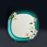 Majestic Luxury Crystal Coated Melamine Dinner Ware 72 Pcs Dinning Set - 8 Persons Serving -404