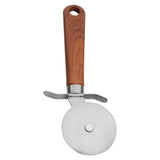 Chef Stainless Steel Pizza Cutting Wheel Pizza Cutter With Wooden Texture Handle - Kitchen Gadgets