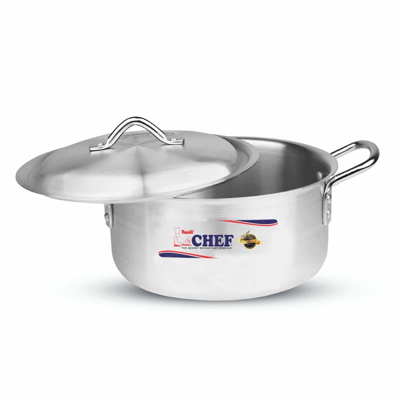 best quality aluminum alloy metal finish casserole cooking pot with lid at best price in Pakistan - chef cookware