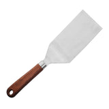Chef Stainless Steel Turner Palta Spatula With Wooden Texture Handle - Kitchen Gadgets