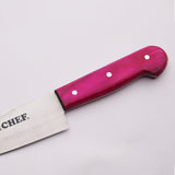 Best Quality Stainless Steel Professional Chef Knife - RED MC 6 Inch