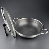 Majestic CHEF HexaCore Premium Stainless Steel Honeycomb Wok - Karahi