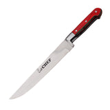 chef best quality stainless steel knife with color handle - majestic chef