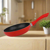 Chef Granito Series 3 Layer Marble Coating Nonstick Fry Pan 20cm - RED color at affordable price in Pakistan