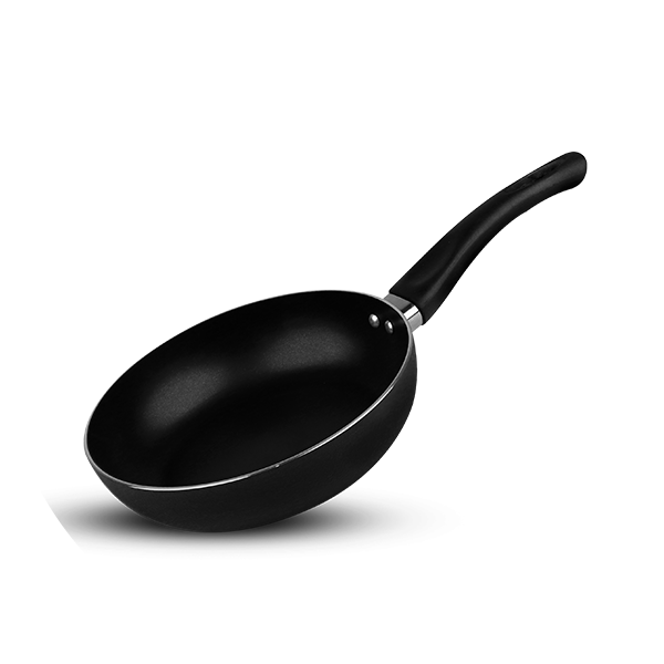 nonstick round frying pan cooking pan with strong bakelite handle premium quality majestic cookware