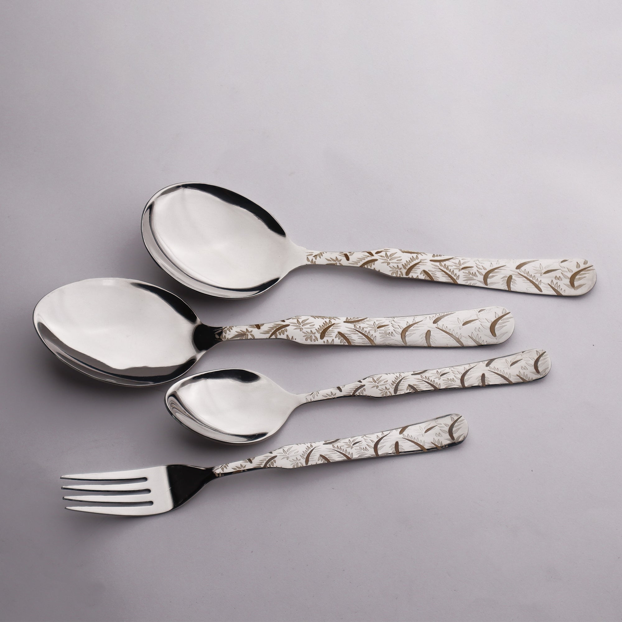 Chef 28 Pcs Stainless Steel Cutlery Set Special Edition Food Grade 304 Series -Lily
