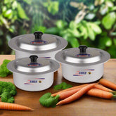 best cookware brand in Pakistan - mini cooking pan set aluminum alloy metal at low price