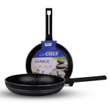 Chef Best Non-Stick Marble Coating Round Frying Pan (4MM) - 18 cm