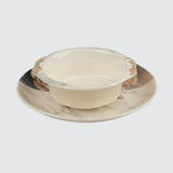 Premium melamine dinner set with crystal-coated finish by Majestic Chef – top cookware brand in Pakistan offering durable and elegant dinnerware.