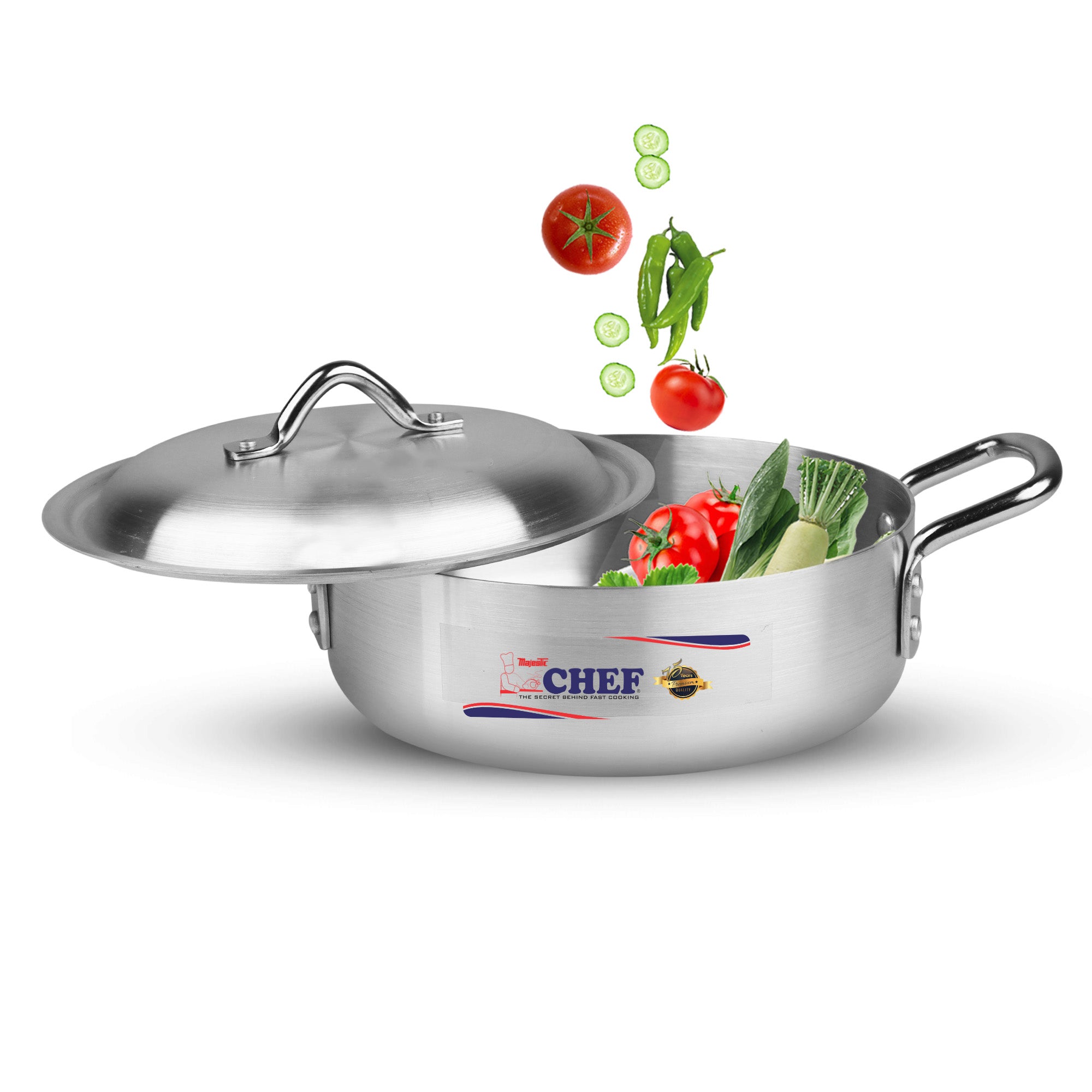 fish pot set aluminum cookware with lids and strong handle knob at affordable price