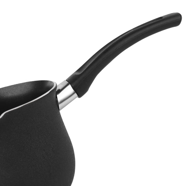 Single Handle Non Stick Coffee Warmer Boiling Pot Milk Pan / Matka Cha