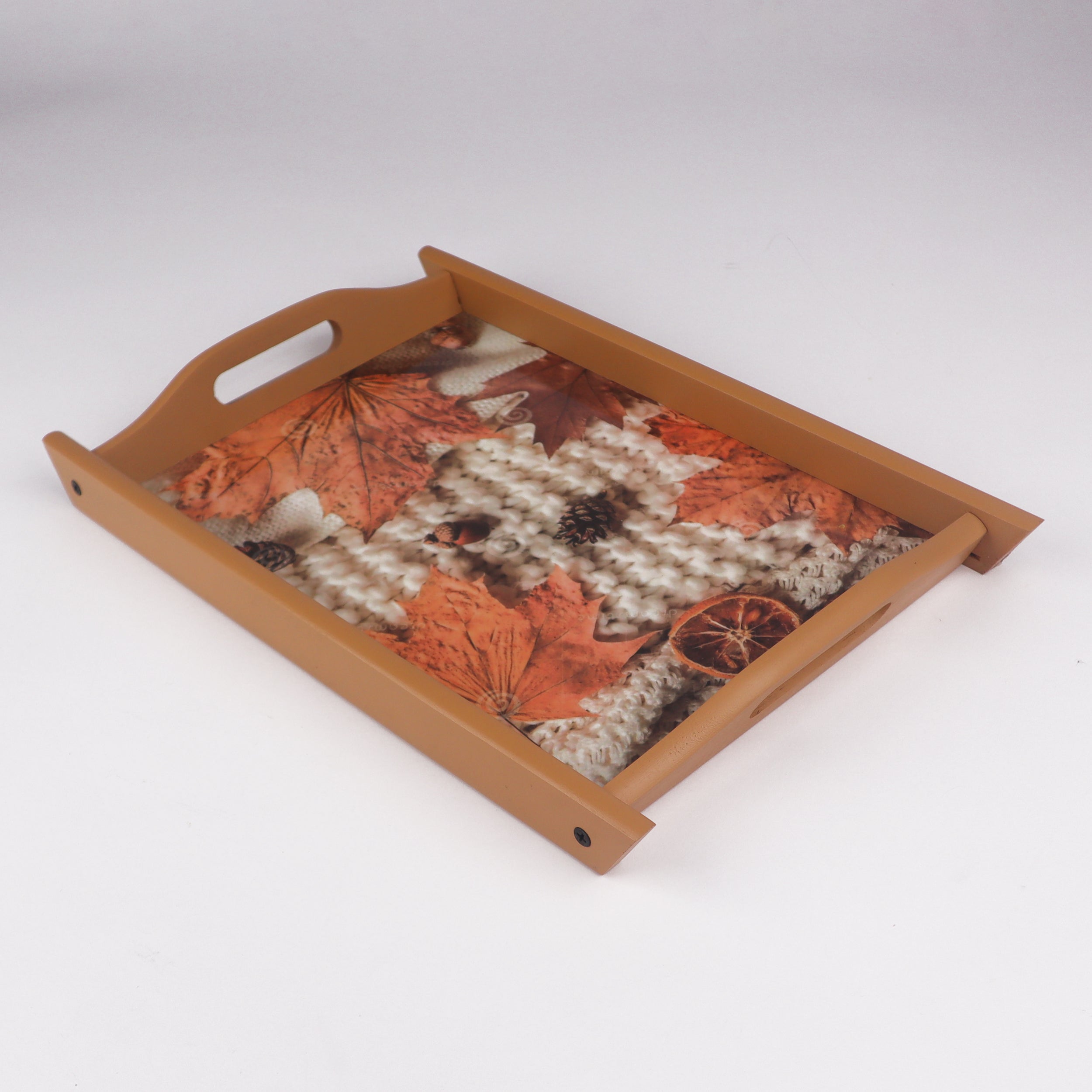 majestic wooden serving tray crylic base premium quality strong grip online at best price at chef cookware