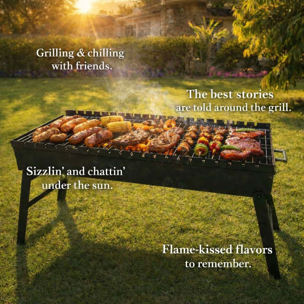 Majestic Chef MS Charcoal BBQ Grill Special Edition - New Arrival 2026 Outdoor Camping