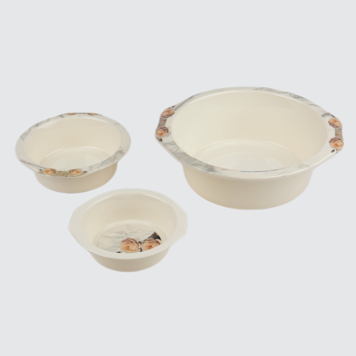Premium melamine dinner set with crystal-coated finish by Majestic Chef – top cookware brand in Pakistan offering durable and elegant dinnerware.