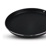 best quality nonstick pizza pan / hot plate with strong and fix bakelite handle at low price in Pakistan-majestic chef