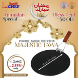 Non-Stick Tawa with Folding Handle 30cm