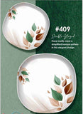 Majestic Luxury Crystal Coated Melamine Dinner Ware 72 Pcs Dinning Set - 8 Persons Serving -409
