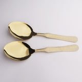 Chef Stainless Steel PVD Coating Gold Plated Cutlery Gift Box Set - 06 Person Serving