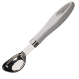 Chef Stainless Steel Ice Cream Scoop with White Handle - Kitchen Gadgets