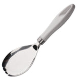 Chef Stainless Steel Rice Panja Rice Spoon with White Handle - Kitchen Gadgets