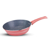 Chef Taper Series 3 Layer Marble Coating Nonstick Fry Pan 24cm - Pink