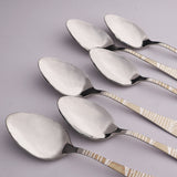 6 Pcs CHEF Nice Stainless Steel Baby Spoon Set 02- Kitchen Cutlery