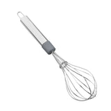 Chef Stainless Steel Cream Mixer - Egg Beater - Wire Whisk - Steel Pipe handle - Kitchen Gadgets
