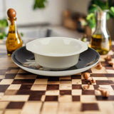 Crystal Coated 100 % Double Glaze Melamine Dinner Set Premium Quality - 80 Pcs Set - 09