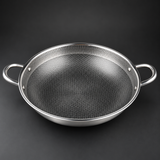 Majestic CHEF HexaCore Premium Stainless Steel Honeycomb Wok - Karahi