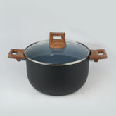 Majestic Chef Granito Series Marble Coating Nonstick Casserole/Handi/Pateeli - 28cm