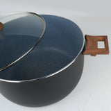 Majestic Chef Granito Series Marble Coating Nonstick Casserole/Handi/Pateeli - 28cm