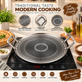 Majestic CHEF HexaCore Premium Stainless Steel Honeycomb TAWA - Hotplate