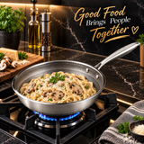 Majestic CHEF HexaCore Premium Stainless Steel Honeycomb Frying pan