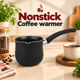 Single Handle Non Stick Coffee Warmer Boiling Pot Milk Pan / Matka Chay Pan - 10 cm