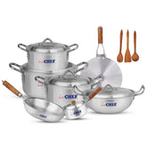 Chef Best Aluminum Cookware Set / Gift Set - Endure Series ( 15 Pcs )/ New - best cookware brand in pakistan