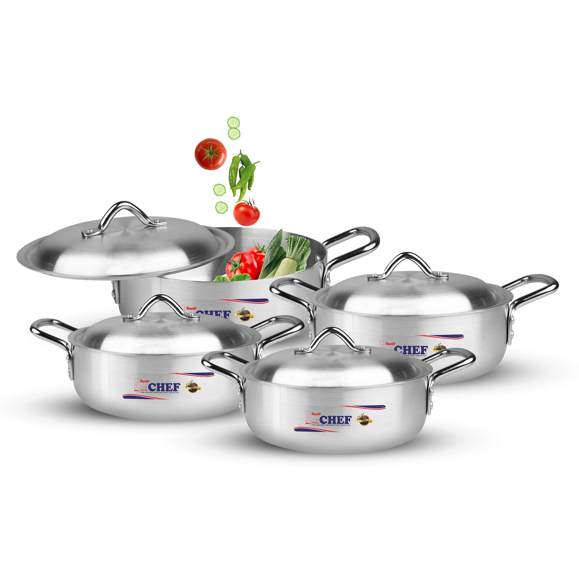 Majestic Chef Fish Pot Single -Biryani Pot 34cm