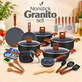 29 Pieces Non Stick Granito Series Cookware Gift Pack Set