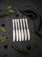 Stainless Steel Butter Knife - 6 Pcs