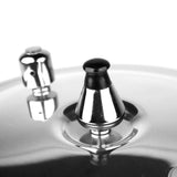 Aluminum pressure cooker with steamer silver instant pot with bakelite handle