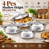 Metal Finish Biryani & Fish Pot (Begona)
